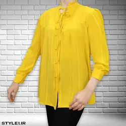 شومیز کرپ حریر یقه پرنسسی | لباس زنانه استایل وان