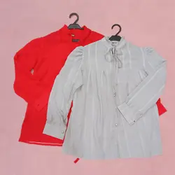 شومیز کرپ حریر یقه پرنسسی | لباس زنانه استایل وان