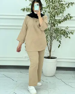 ست بلوز شلوار شانتون 2008 | لباس زنانه استایل وان