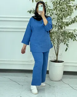 ست بلوز شلوار شانتون 2008 | لباس زنانه استایل وان