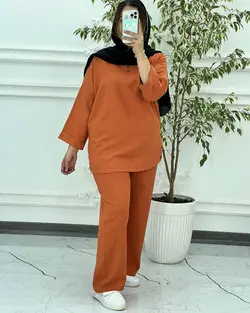 ست بلوز شلوار شانتون 2008 | لباس زنانه استایل وان