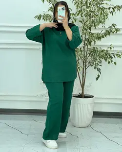 ست بلوز شلوار شانتون 2008 | لباس زنانه استایل وان