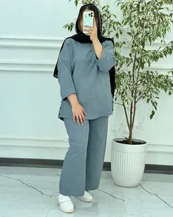 ست بلوز شلوار شانتون 2008 | لباس زنانه استایل وان