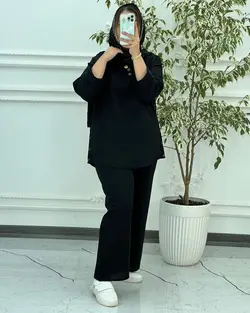 ست بلوز شلوار شانتون 2008 | لباس زنانه استایل وان