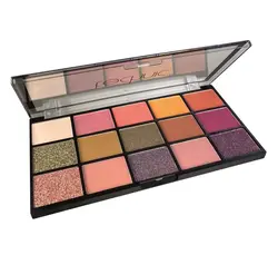 پالت سایه چشم تکنیک technic مدل CINNAMON SWIRL تعداد 15 رنگ