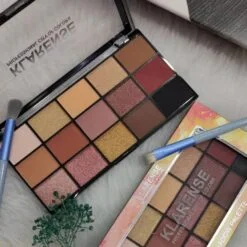 پالت سایه ۱۵ رنگ اورجینال کلارنس(KLARENSE) PALETTE مدل Professional City Of Colors - شهرمن