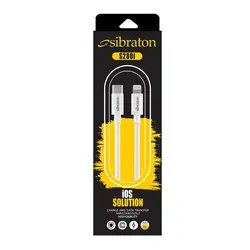 کابل شارژ و دیتا تایپ سی به آیفون (Type-C to Lightning) سیبراتون مدل Sibraton S280i