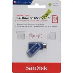 فلش 128گیگ سندیسک usb3.2 otg type-c مدل SDDDC3