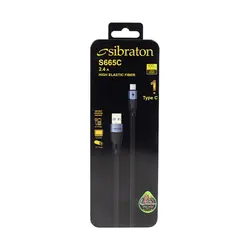 کابل تایپ سی سیبراتون مدل S665C طول 1 متر | sibraton TYPC CABLE S665C