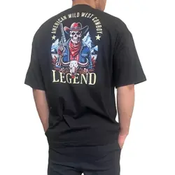 تیشرت مردانه ماچینست طرح Legend