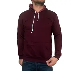 هودی مردانه جیم رنگ زرشکی