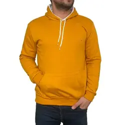 هودی مردانه جیم رنگ خردلی