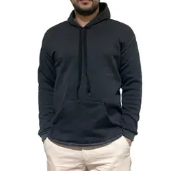 هودی مردانه رنگ زغالی