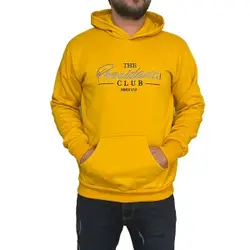 هودی مردانه زرد مدل club