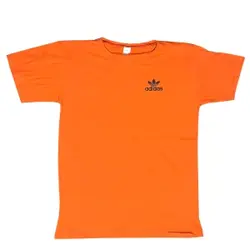 تیشرت ساده رنگ نارنجی