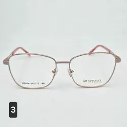 عینک طبی زنانه فتوکرومیک فلزی دسته فنری برند Spinoza  کد ۱۶۸۸