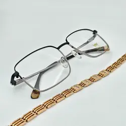 عینک طبی مردانه-زنانه فلزي برند GIA کد ۱۶۴۱