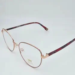 عینک طبی صورتی زنانه برند GIA کد ۱۶۴۰