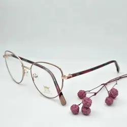 عینک طبی صورتی زنانه برند GIA کد ۱۶۴۰