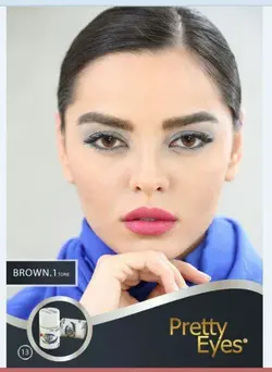 لنز رنگی مارشال ( pretty eyes )
