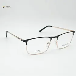 عینک طبی مردانه-زنانه برند VINCENZO فلزی مشکی طلایی کد ۱۷۹۷