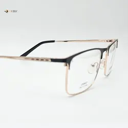 عینک طبی مردانه-زنانه برند VINCENZO فلزی مشکی طلایی کد ۱۷۹۷