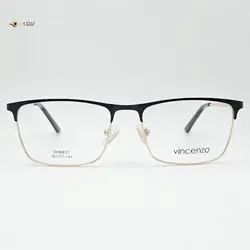 عینک طبی مردانه-زنانه برند VINCENZO فلزی مشکی طلایی کد ۱۷۹۷