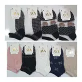 جوراب شیشه ای مجلسی اعلاء طرح دار بسته ۵ عددی