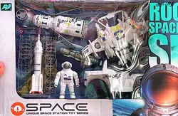 اسباب بازی مدل تلسکوپ فضاپیما طرح فضانوردان با وسایل کد H143-3 مجموعه 6 عددی