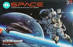 اسباب بازی مدل تلسکوپ فضاپیما طرح فضانوردان با وسایل کد H143-3 مجموعه 6 عددی