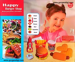 ست فست فود و همبرگر اسباب بازی مدل 986