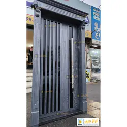 درب ضد سرقت مدرن مدل نیروانا پتینه نقره ای - تولید کننده درب ضد سرقت