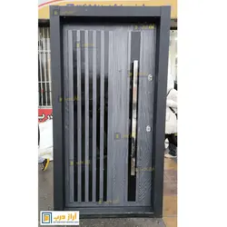 درب ضد سرقت مدرن مدل نیروانا پتینه نقره ای - تولید کننده درب ضد سرقت