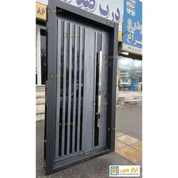 درب ضد سرقت مدرن مدل نیروانا پتینه نقره ای - تولید کننده درب ضد سرقت