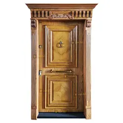 درب ضد سرقت بلوط مدل دو قاب جناقی - تولید کننده درب ضد سرقت