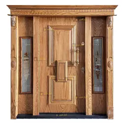 درب ضد سرقت لابی بلوط مدل دستبند - تولید کننده درب ضد سرقت