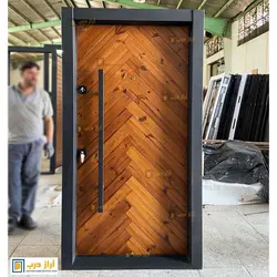 درب ضد سرقت ترمو مدل حصیری - تولید کننده درب ضد سرقت