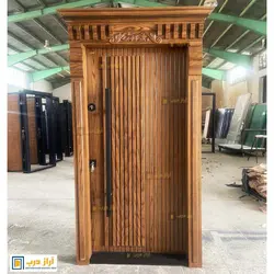 درب ضد سرقت بلوط مدل سویل برجسته - تولید کننده درب ضد سرقت