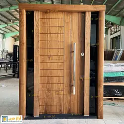 درب ضد سرقت لابی مدل میلانو گردو - تولید کننده درب ضد سرقت