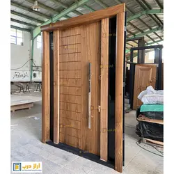 درب ضد سرقت لابی مدل میلانو گردو - تولید کننده درب ضد سرقت