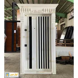 درب ضد سرقت مدرن بلوط مدل نیروانا سفید - تولید کننده درب ضد سرقت