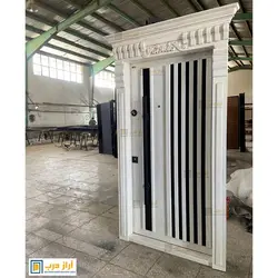 درب ضد سرقت مدرن بلوط مدل نیروانا سفید - تولید کننده درب ضد سرقت