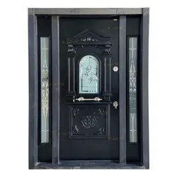 درب ضد سرقت لابی مدل پلازا مشکی - تولید کننده درب ضد سرقت