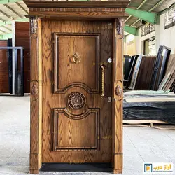 درب ضد سرقت بلوط برجسته مدل دیبا - تولید کننده درب ضد سرقت