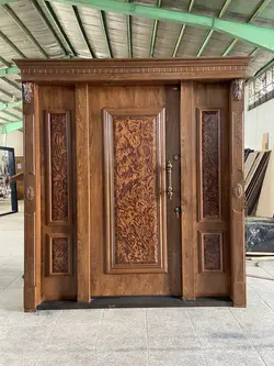 درب ضد سرقت لابی راش مدل تک قاب آلپی - تولید کننده درب ضد سرقت