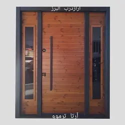 درب ضد سرقت لابی مدل آرتا ترمو وود - تولید کننده درب ضد سرقت