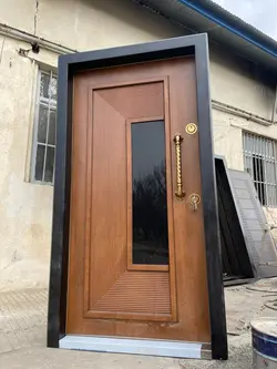 درب ضد سرقت راش مدرن مدل تانیا گلس - تولید کننده درب ضد سرقت