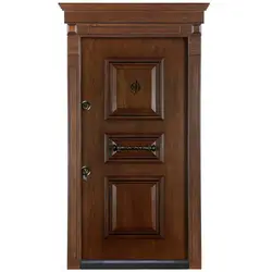 درب ضد سرقت راش برجسته مدل سه قاب ساده - تولید کننده درب ضد سرقت