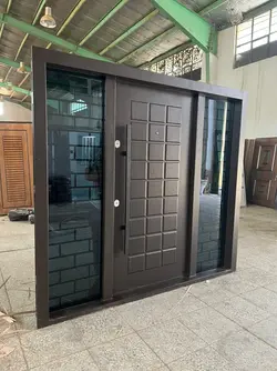 درب ضد سرقت لابی رویه فلز مدل 27 قاب ونگه - تولید کننده درب ضد سرقت