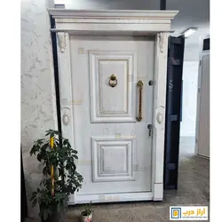 درب ضد سرقت رویه بلوط مدل دوقاب - تولید کننده درب ضد سرقت